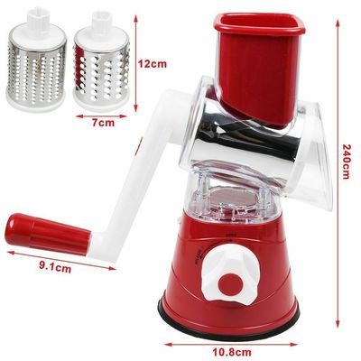 Handwerkliche Rotation Käse Grater Round Tumbling Box Shredder Trommel für das Zerkleinern von Gemüse