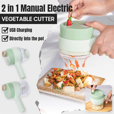 Europa Portable 4 in 1 Gemüseschneider-Set Smart Gadget Elektrische Schneider Küchen-Chopper