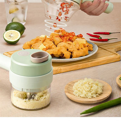 Europa Portable 4 in 1 Gemüseschneider-Set Smart Gadget Elektrische Schneider Küchen-Chopper