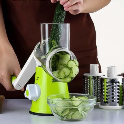 Verbessern Sie Ihre Küche mit diesem manuellen Rotary Cheese Grater Round Tumbling Box Shredder