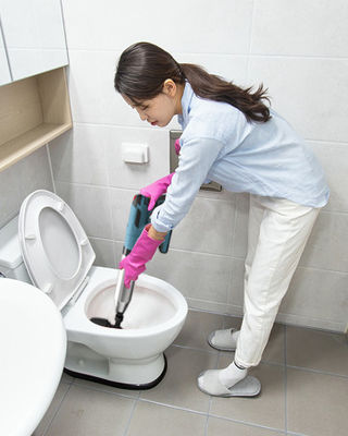 Custom Logo Mini Toilettenpumpe zum Entstopfen von Toiletten ABS Edelstahl Gummi Nylon