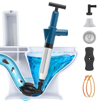 Vorrätige Toilettenpumpe Luftdruck Sanitär-Luftpistole Drain Blaster für nicht verstopfte Toiletten