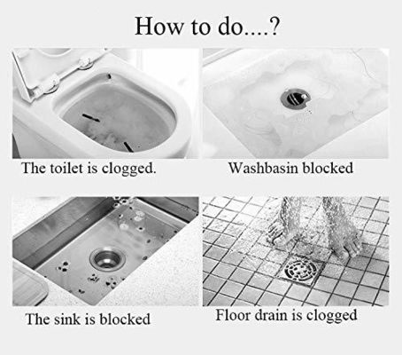 ABS-Gummi-Abflussblaster-Geschütz für Hochdruck-Toiletten-Plunger und Waschbecken-Rohr-Drägen