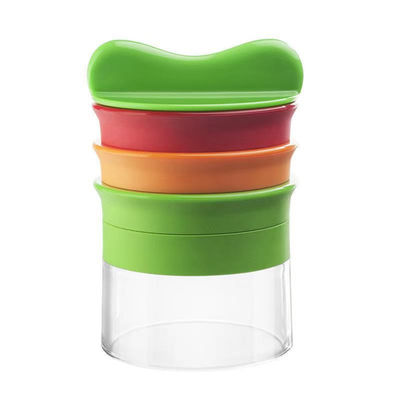 Spiralizer Grobe und feine Julienne-Schneide 3 in 1 Handgemüseschneider für Orange
