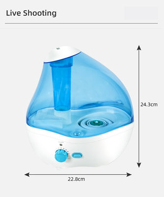 28dB flüsternruhiger Ultraschallbefeuchter für Schlafzimmer und kühle Nebelluftbefeuchter