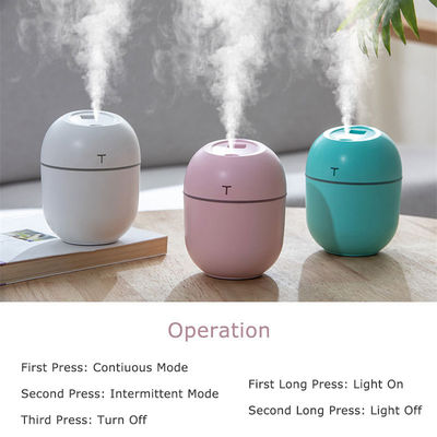 Zuhause Farbiger Schlafzimmerbefeuchter mit ätherischen Ölen, Aromatherapie und LED-Leuchten