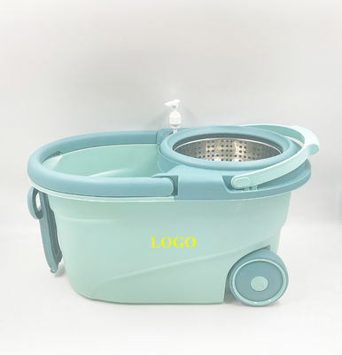 Anstrengungslose Reinigung mit 360 Magic Spin Mop und Trocknungskorb aus Edelstahl