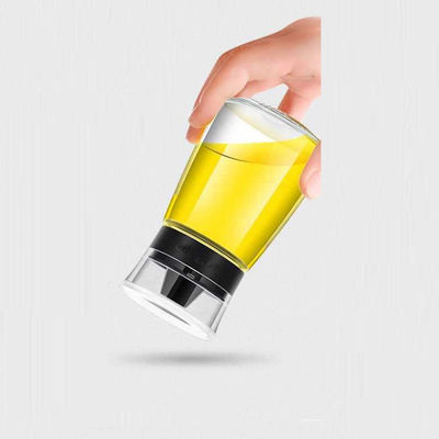 Durchsichtige Glas Öl Glas 170ml Essigöl Spray Flasche Set für Küchengeräte 425g