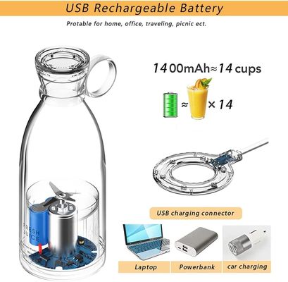 KEINE App-gesteuerte Mini-Saftbecher-Tasse Plastik-USB-Portable-Blender für Shakes und Smoothies