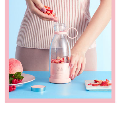 KEINE App-gesteuerte Mini-Saftbecher-Tasse Plastik-USB-Portable-Blender für Shakes und Smoothies