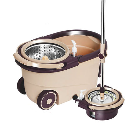 360-Grad-drehbare Mikrofaser-Spin-Mop- und Eimer-Set für die verstellbare Reinigung