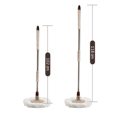 360-Grad-drehbare Mikrofaser-Spin-Mop- und Eimer-Set für die verstellbare Reinigung