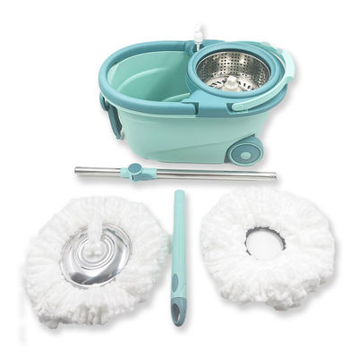 360-Grad-drehbare Mikrofaser-Spin-Mop- und Eimer-Set für die verstellbare Reinigung