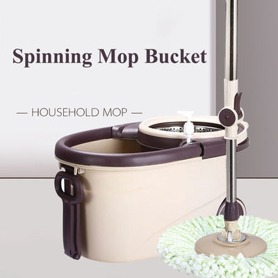 Benutzerdefiniertes Logo Hochkapazität Bodenreinigung Mikrofiber Spinning Mop Eimer 360 Dreh-Doppelantrieb