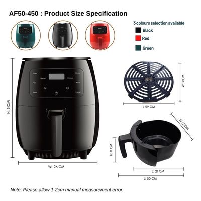 2L 3L 3.5L 4.5L 5L 5.5L 7L 7.7L 8L 10L 12L digitale elektrische Luftfritze für OEM/ODM Lieferanten