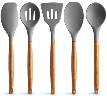 Hochtemperatur Kochgeschirr für die Küche 5 Stück nicht klebend Silikonspatula Löffel