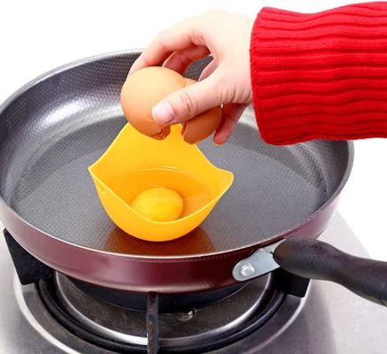 Silikon-Eier-Pilzbecher für Mikrowellen-Kochwaren Probe Kostenlose Probe Ei-Werkzeuge