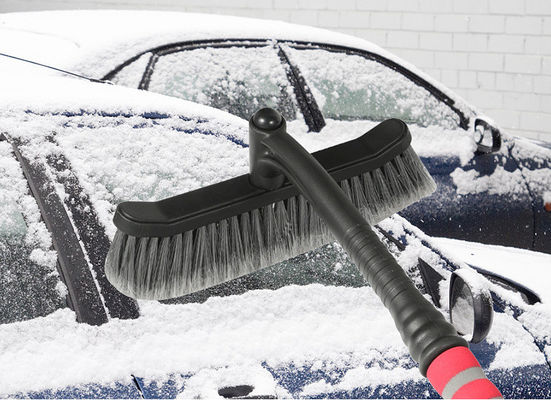 Abnehmbare Fahrzeugfenster-Schnee-Eisschaber-Bürste mit Schaumgriff und Drehkopfprobe