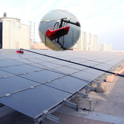 Computerglas-Solarplatten-Wasser-Spray-Pinselreinigungsgeräte mit wassergetriebener Pinsel