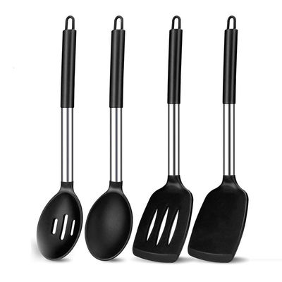 Silikon-Stick-Löffel für das Frittieren von Fisch Leck Spatula Haushaltsguss Set