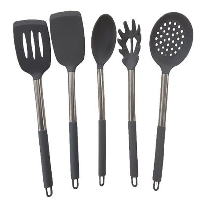 Silikon-Stick-Löffel für das Frittieren von Fisch Leck Spatula Haushaltsguss Set