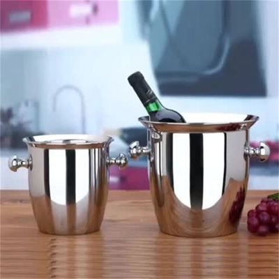 Eisbehälter aus Edelstahl für 6 Flaschen Bier Rotwein Anpassung Verkaufsförderung