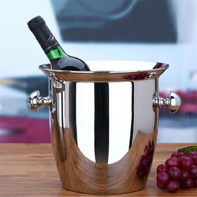 Eisbehälter aus Edelstahl für 6 Flaschen Bier Rotwein Anpassung Verkaufsförderung