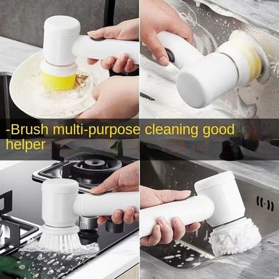 8 in 1 elektrische Spin-Scrubber für die Küche Badezimmer und Geschirrspüler Waschbecken Reinigung