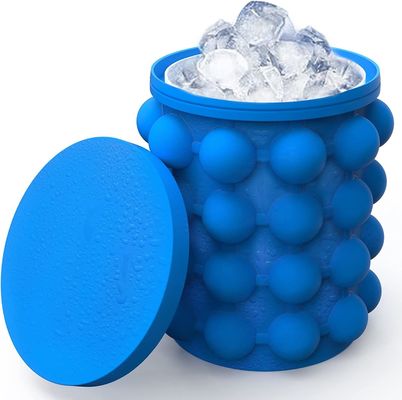 Vorrat Modern Design Silikon Eiswürfel Eimer für Platz sparen Lebensmittel-Grade Material