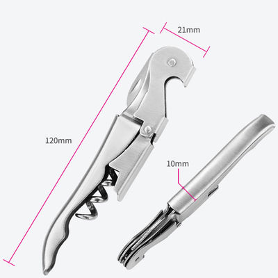 Weinöffner aus Edelstahl mit Multifunktions-Seahorse-Messer 12*2,2*1,1cm ca. 30g