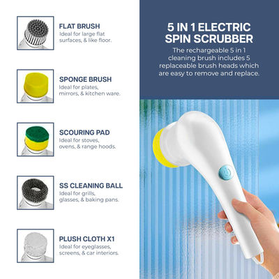 Austauschbare Bürstenköpfe Handreinigungsbürste für elektrische Spin-Scrubber in der Küche