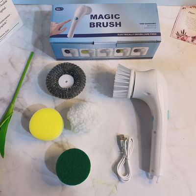 Sponge Style 5 in 1 Reinigungsbürste Elektrische Spin-Scrubber für Küche und Bad