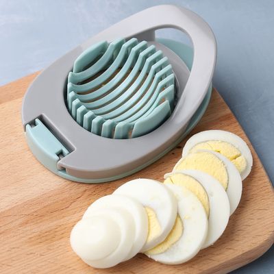 Eierschneider aus Edelstahl für gekochte Eier Handschneiderdraht 12*8,3*3,2cm