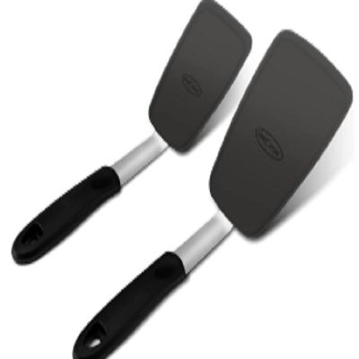 2 Packungen 600F Hitzebeständig nicht klebend Flip Eggs Silicone Spatula 149 115G