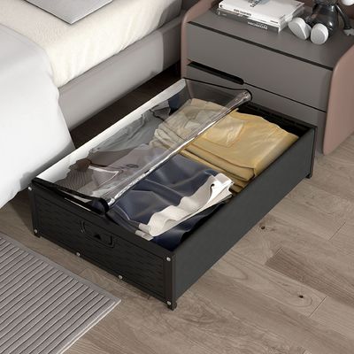 Logo Kunden-Logo Akzeptierte Lagerhalter Regal für Unterbett Spielzeug und Kleidung Organisation