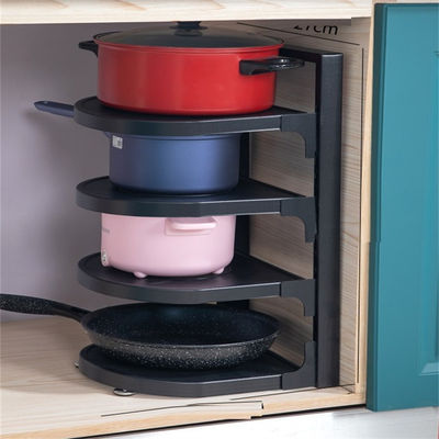 Vorräte 29*27*45cm G-Ting 4 Schichten Regal für Hängepotten und Pfannen Küche Organisation