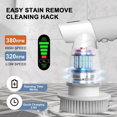 9 in 1 USB elektrische Reinigungsbürste für die Küche Bad Badewanne und Spülbecken