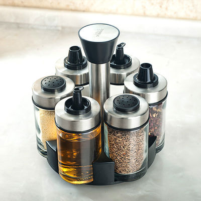 Bleifreie Glaskrug Set Verdicktes Design Edelstahlmaterial 1,5 kg Kapazität