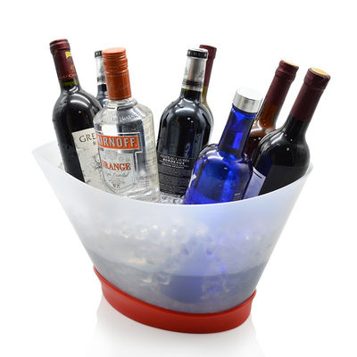 12L wiederaufladbares Licht-Up-Lager-LED-Eisbehälter für Champagner- und Weinflaschen