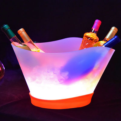 12L wiederaufladbares Licht-Up-Lager-LED-Eisbehälter für Champagner- und Weinflaschen