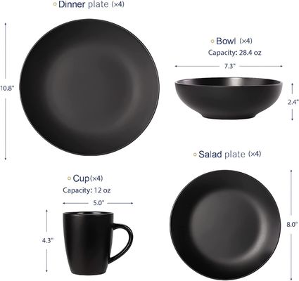 Modernes Design Porzellan Tischgeschirr Keramik-Set für Zuhause Küche Hotelzimmer Restaurant