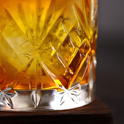 340 ml Luxus-Clear-Rock-Design-Glas-Gravur-Kristall Luxus-Whiski-Biergläser-Tasse