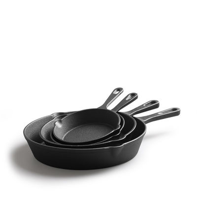 Nichtklebende Gusseisen Bratpfanne für Hotels Restaurant Home Klassischer Design Stil