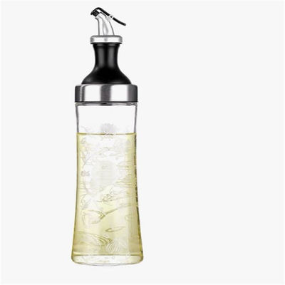 Household High Borosilicate Glass Oil Jar Set mit gekrümmter Spritze und Ölkontrollemessung