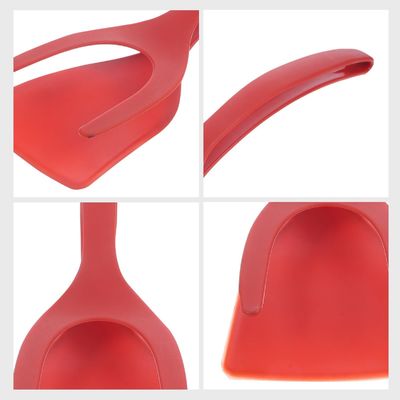2 in 1 Spatula Tong für Kochwerkzeug Schwarze Ei Flipper Tong Pfannkuchen Fisch Toast