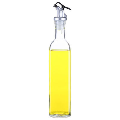 Andere Kochwerkzeuge Viereckige hohe weiße Glasflasche mit individueller Logospritze