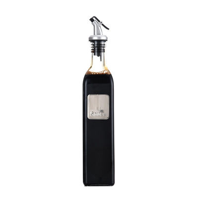 Andere Kochwerkzeuge Viereckige hohe weiße Glasflasche mit individueller Logospritze