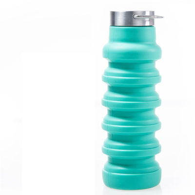 Rückziehbare Flasche mit großer Kapazität aus Silikon für Outdoor-Aktivitäten