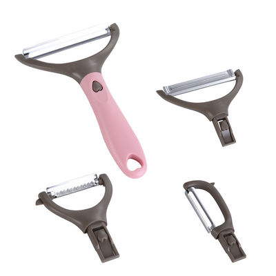 Best Set von 4 Stück Peeler Multifunktions-Küchen-Gadget für Obst-Gemüse-Tools