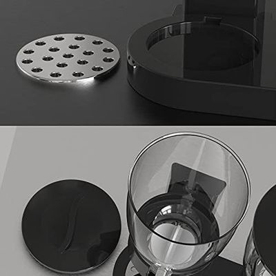 Doppelgeschlossene, aufrechte Plastik-Lebensmittelgläser 2L Doppelbecher Getreide-Dispenser Trockene Lebensmitteldispenser